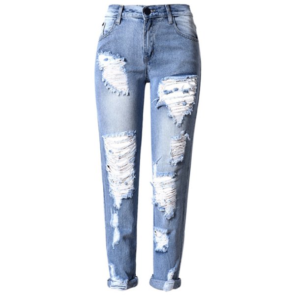 Рваные джинсы женские