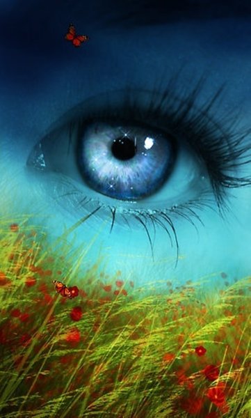 Синие глаза