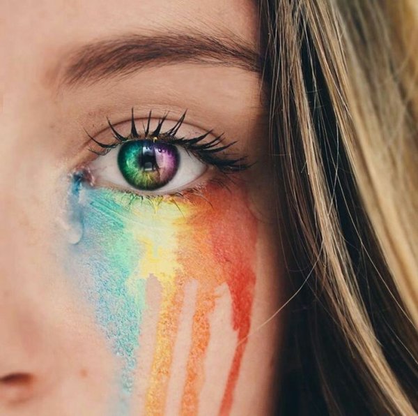 Радужные глаза