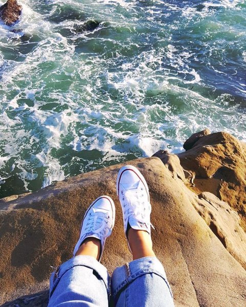 Девушка на море Эстетика