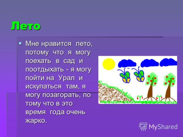 Почему я люблю лето