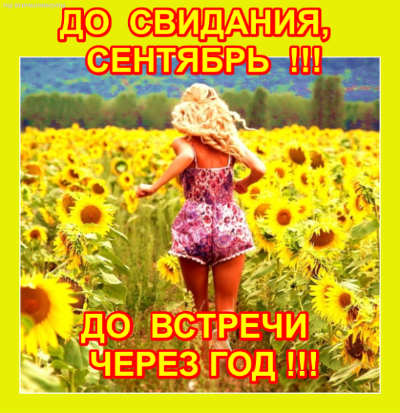 До свидания сентябрь