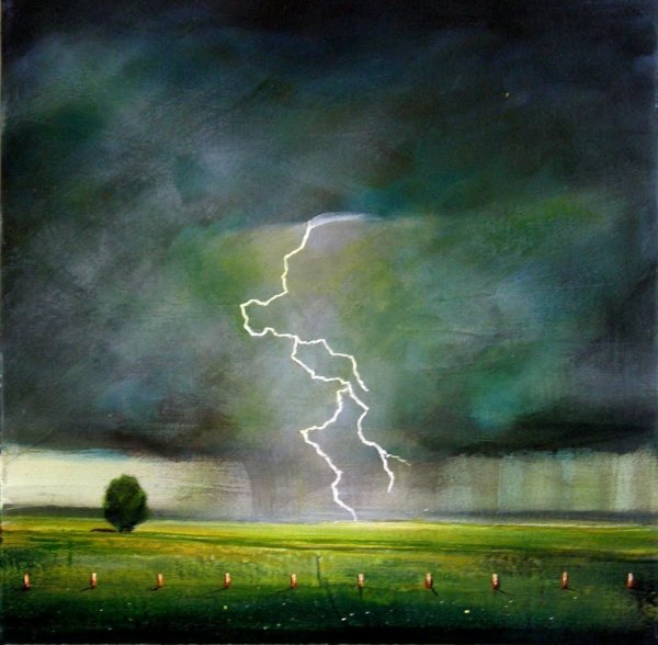 Рисование гроза