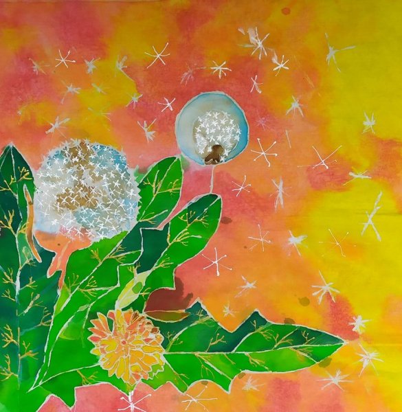 Рисование оранжевое настроение