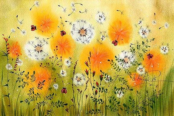 Картины в оранжевых тонах