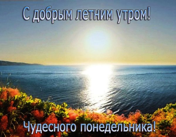 Доброго летнего понедельника