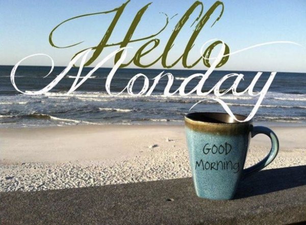 Доброе утро понедельника море