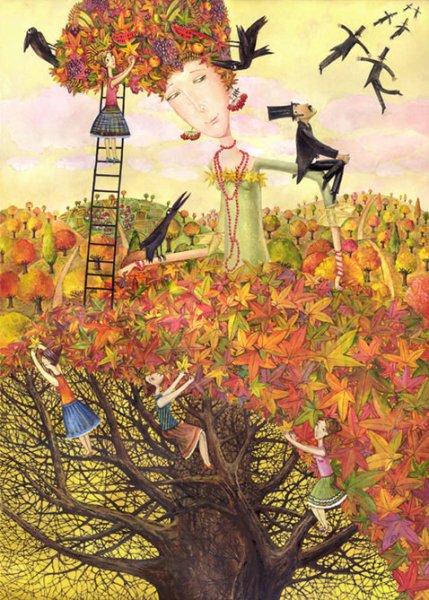 Иллюстрации к бабьему лету