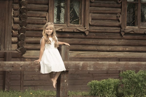 Фотосессия в стиле деревня