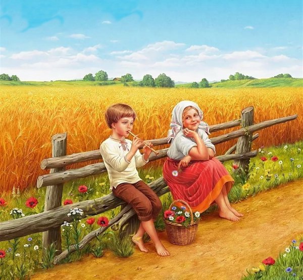 Художник Mark Keathley деревенская жизнь