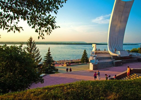 Самара набережная Волги