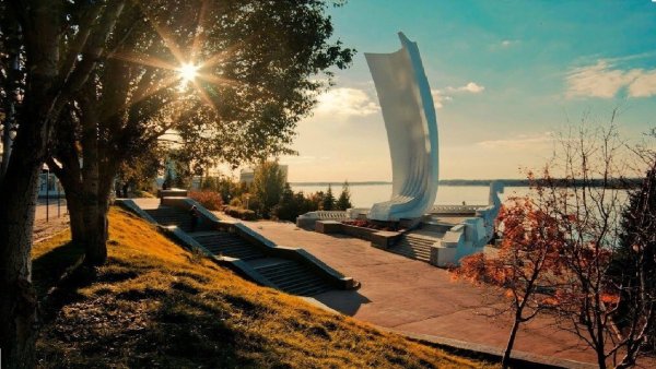 Волга Самара Ладья набережная