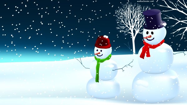 Новогодний Снеговик