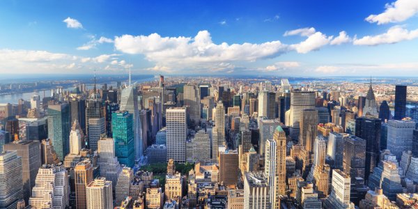 New York Манхэттен панорама