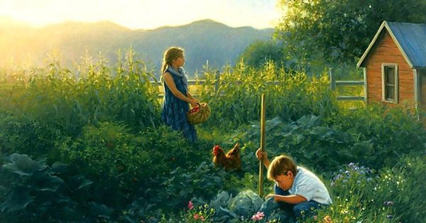 Лето на даче картинки для детей