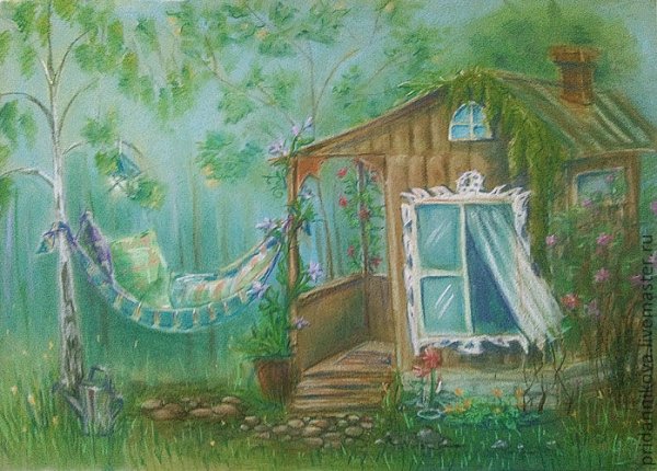 Дача рисунок