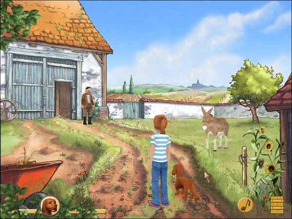 Игра Полина на даче