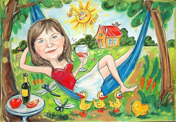 Шарж огород