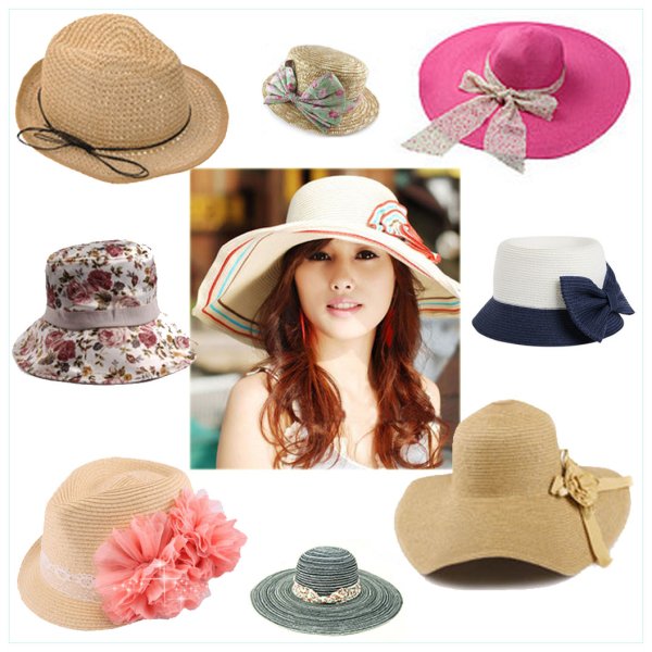 Шляпы для коллажа