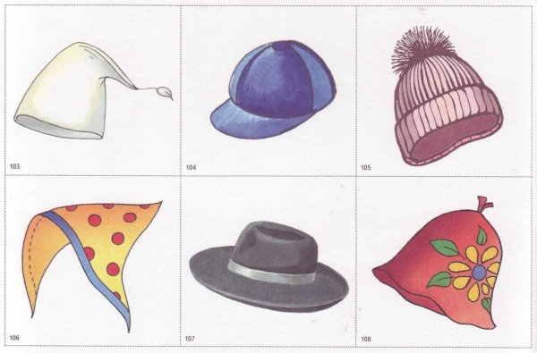 Изображения головных уборов для детей