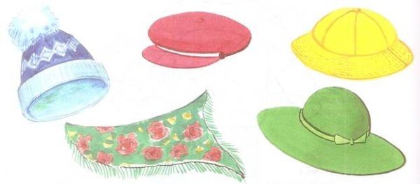 Головные уборы картинки для детей