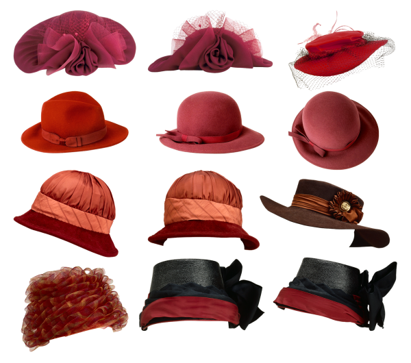 Женские головные уборы для фотошопа