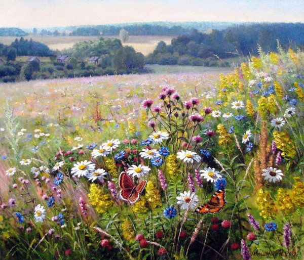 Б. Щербаков «разнотравье Донское»