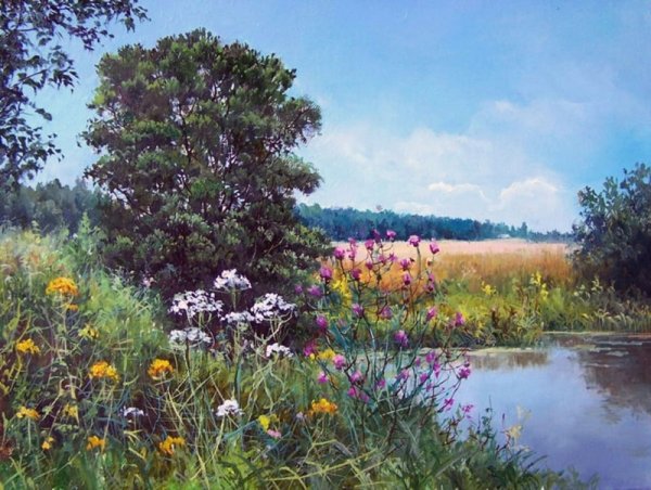 Картины пейзажи художник Покушева Елена