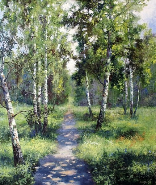 Дорофеев Сергей художник летние, осенние пейзажи