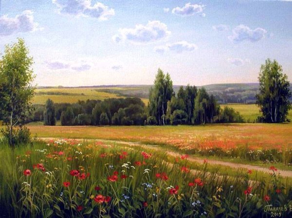 Художник Вячеслав палачев картины лето