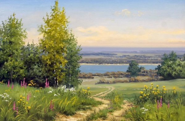 Щербаков Борис Валентинович «разнотравье Донское» 1974.