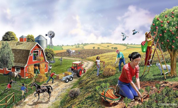 Домик с хозяйством