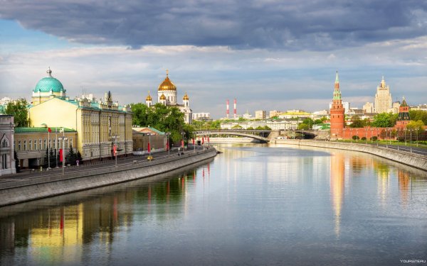 Москва Сити вид с Кремля