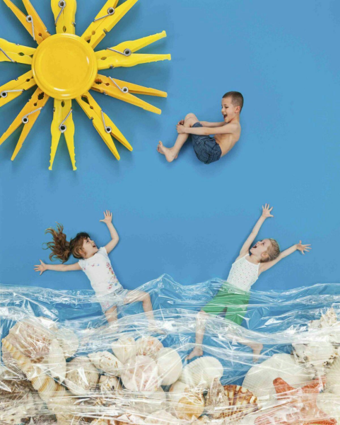 Креативная фотосессия с цветами