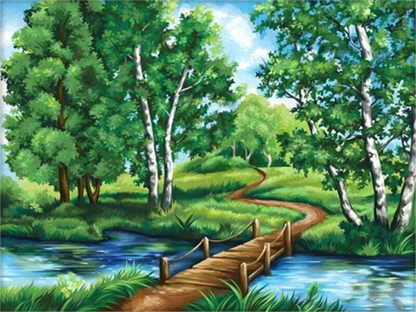 Художник Сергей Курицын картины лето