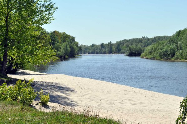 Пляж реки Корбутовка Житомир