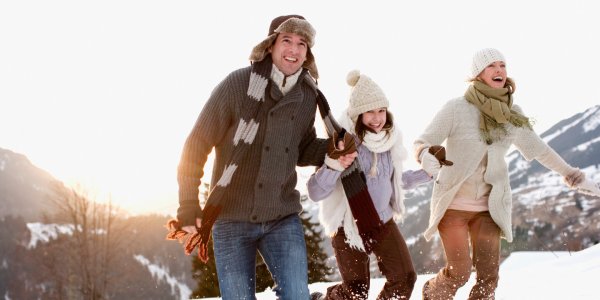 Люди в зимней одежде