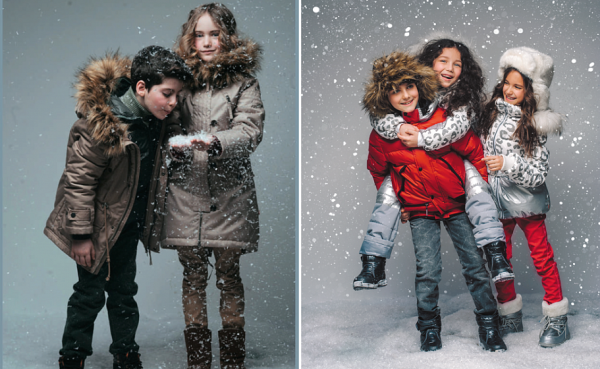 Стильная зимняя детская одежда