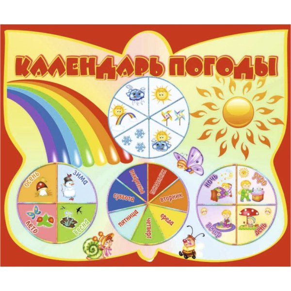 Календарь времена года для детей