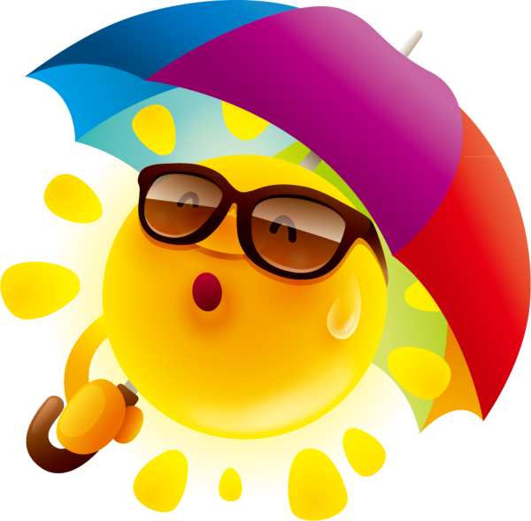 Ребёнок загорает на солнышке