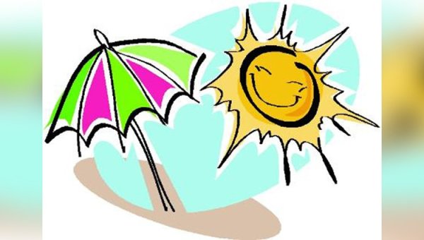 Эмблема для летнего лагеря солнце