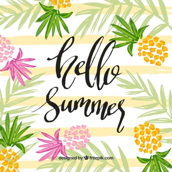 Красивая надпись Summer