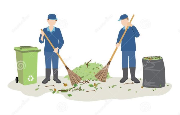 Парень дворник