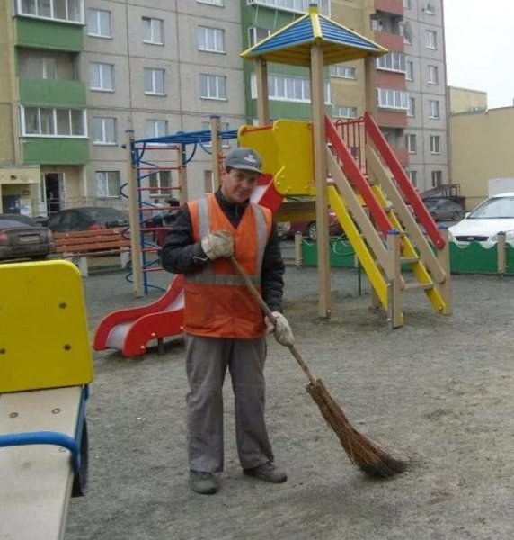 Дворник для детей