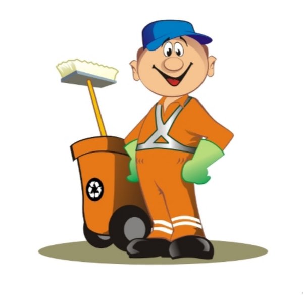 Профессия дворник иллюстрация для детей