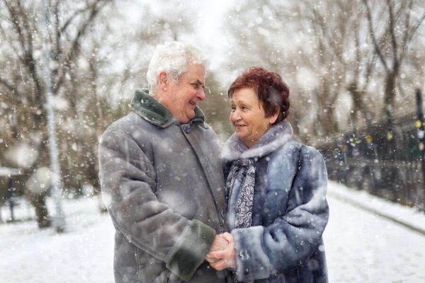 Пара в горах