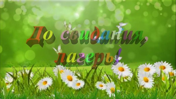 До свидания лагерь