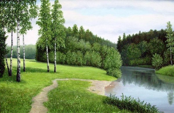 Владимир Бебия картины пейзажи