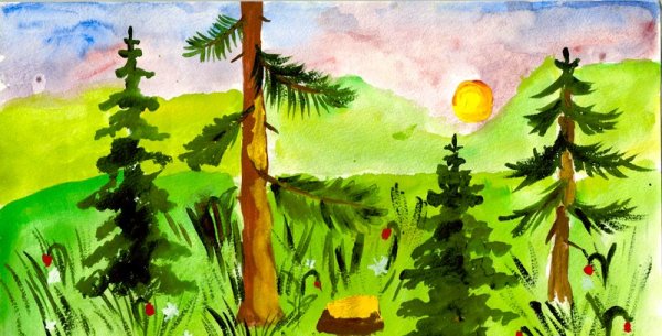 Мультяшная природа