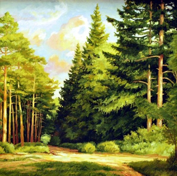 Дерево мультяшное